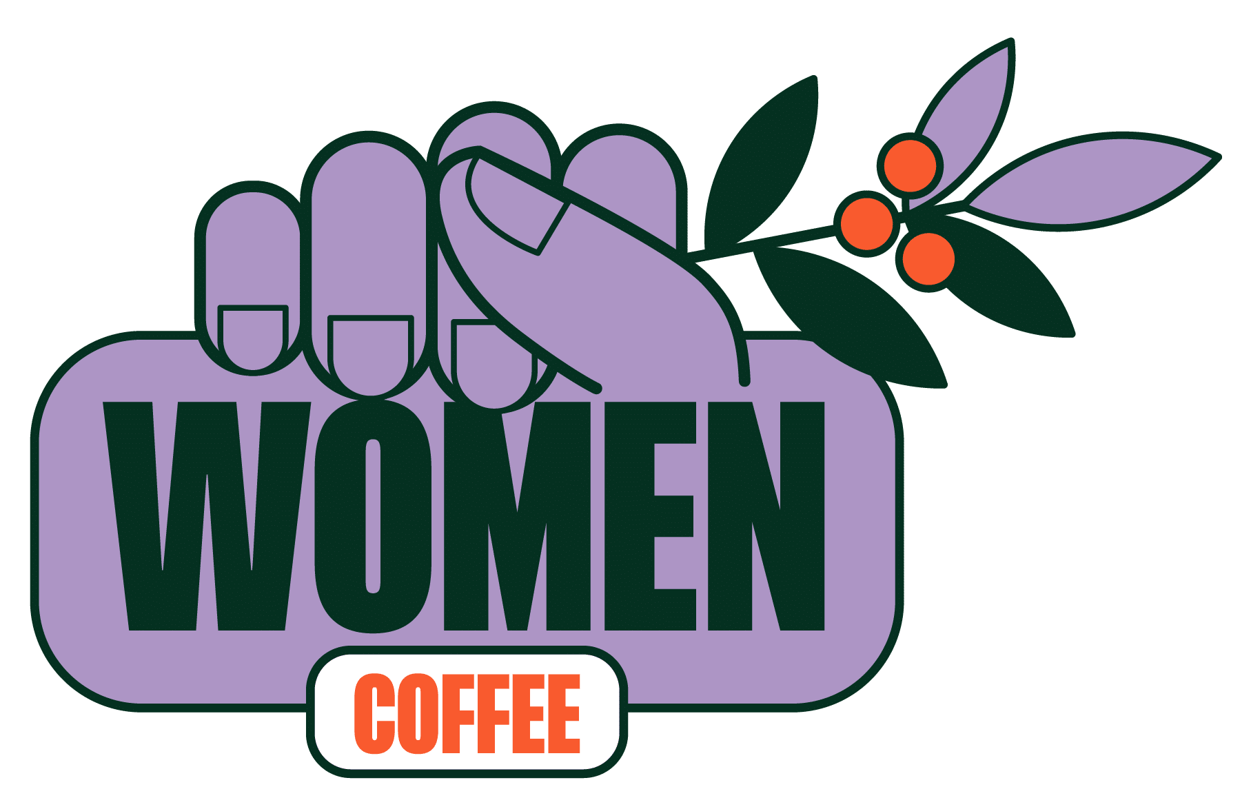 women coffee logo